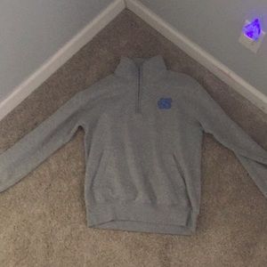 Quarter zip sweat shirt